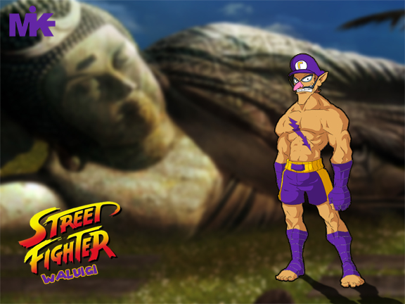 Street Fighter Waluigi