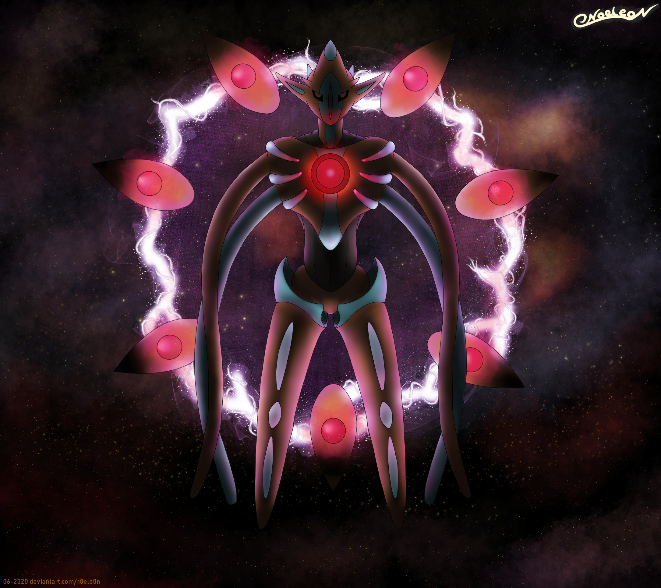 Pokeball of #Rayoxys - #Rayquaza + #Deoxys #fusion by  Jonathanjo.deviantart.com on @deviantART