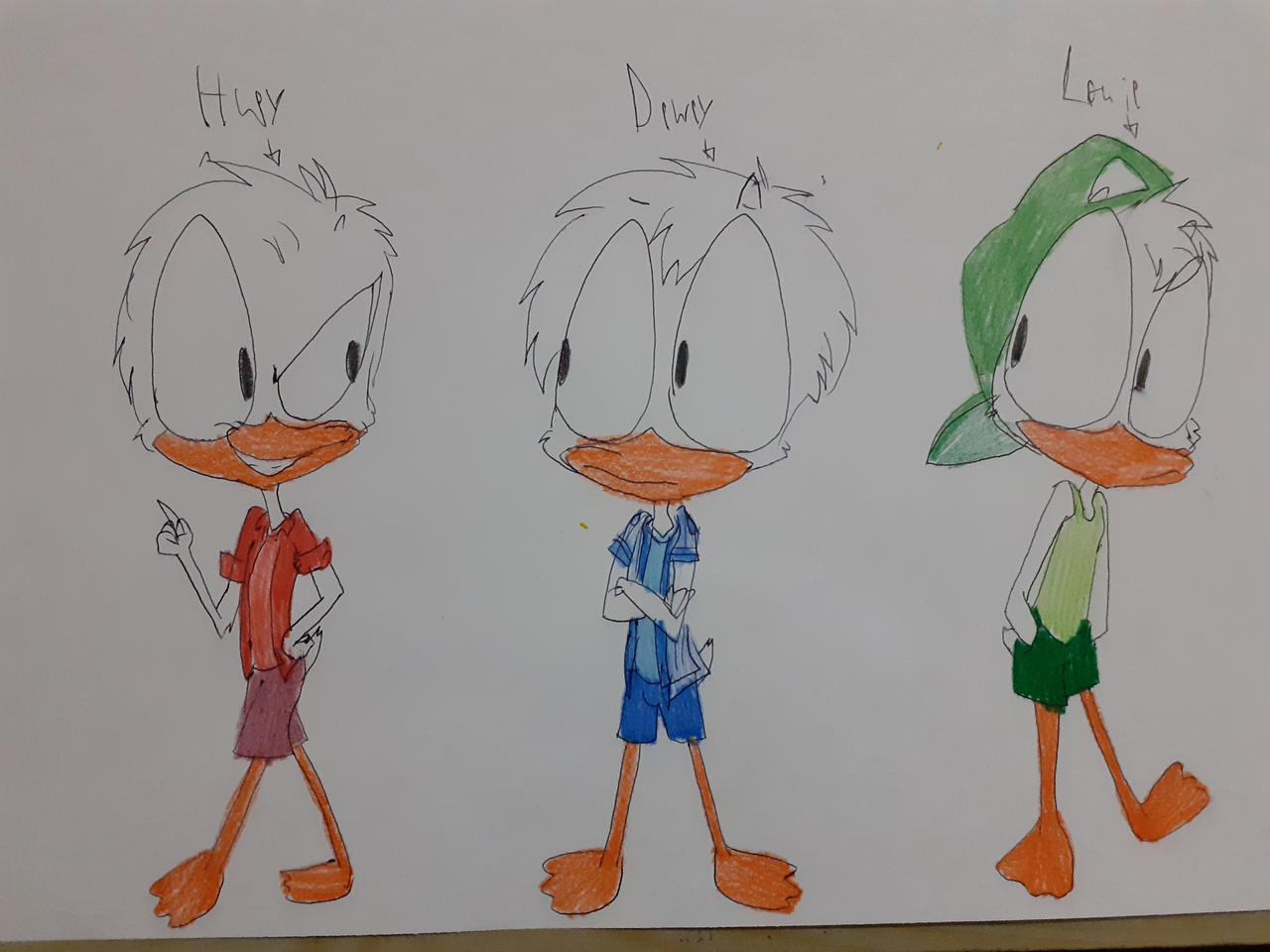 Duck Triplets Quack Pack Duck Triplets by MagicUniverse4ever on DeviantArt