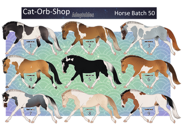 Horse Adoptable Batch | 50
