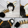 Tiger ears and tail set