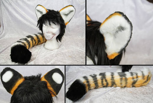 Tiger ears and tail set