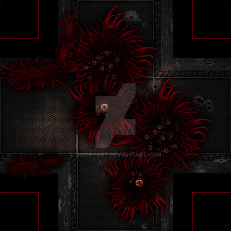 Infested Tile Set Infestation Tile design by quickyart on DeviantArt