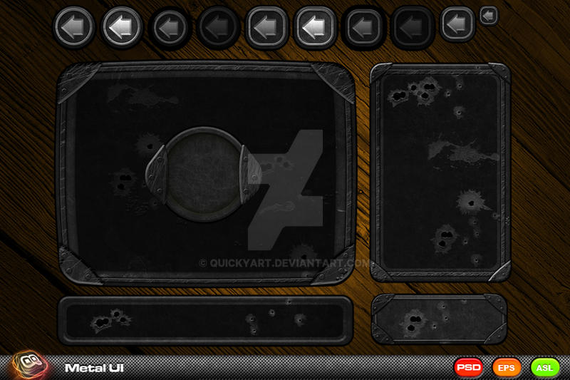 Metal UI by quickyart on DeviantArt