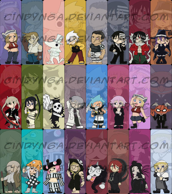 Soul Eater Bookmarks By Cindynga On DeviantArt