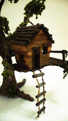 Treehouse model close up