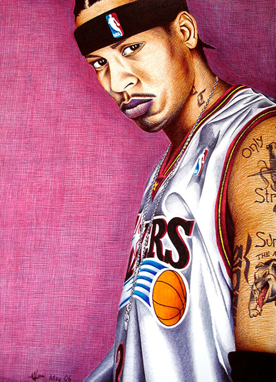 Allen Iverson by MLBOA on DeviantArt Allen Iverson by MLBOA on DeviantArt