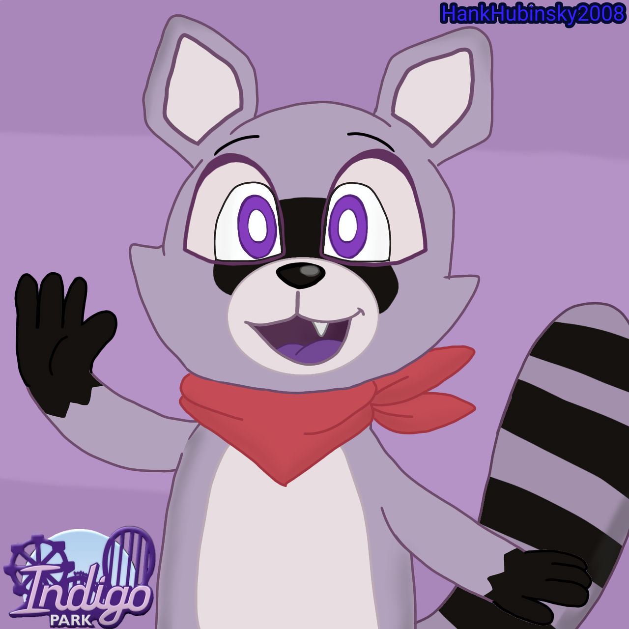 Rambley the Raccoon (Indigo Park) by Hankhubinsky2008 on DeviantArt