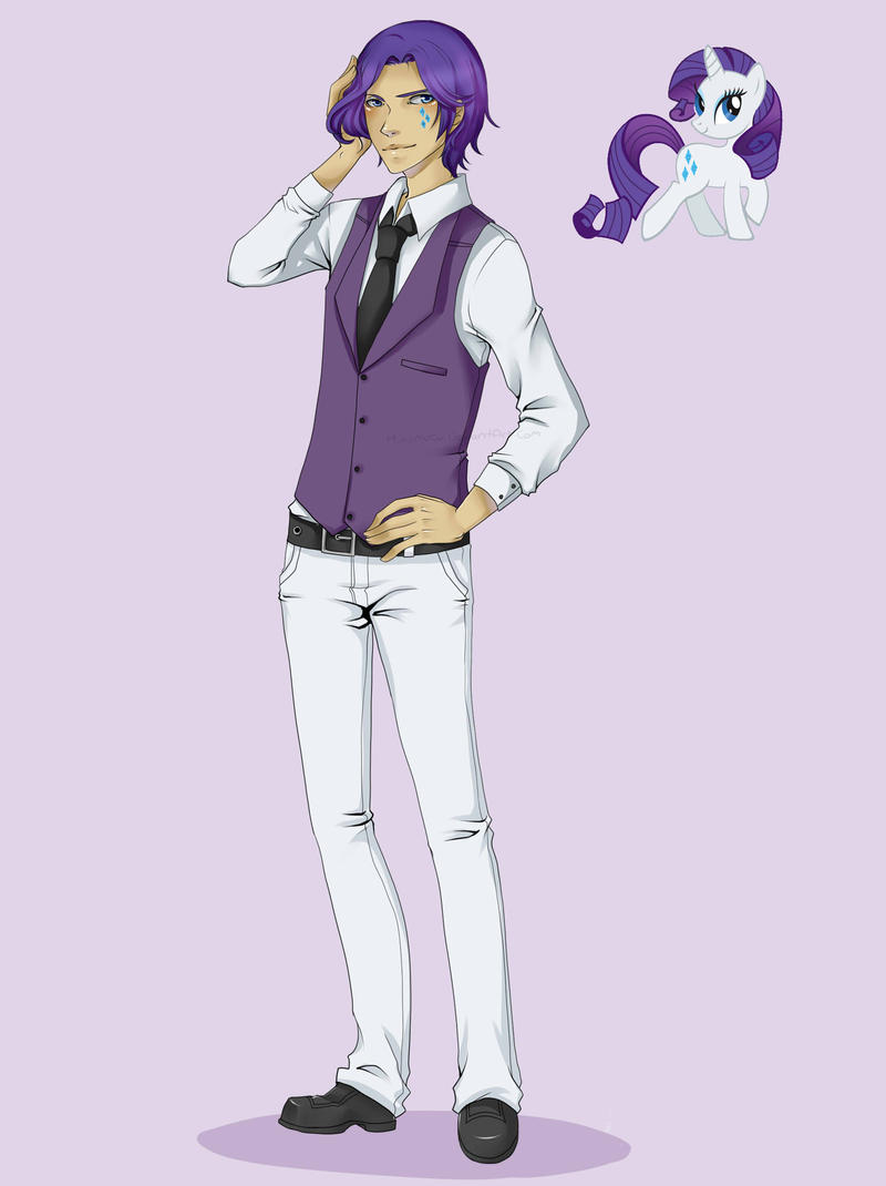 Boy Rarity Human Rarity:male by Minomotu on DeviantArt