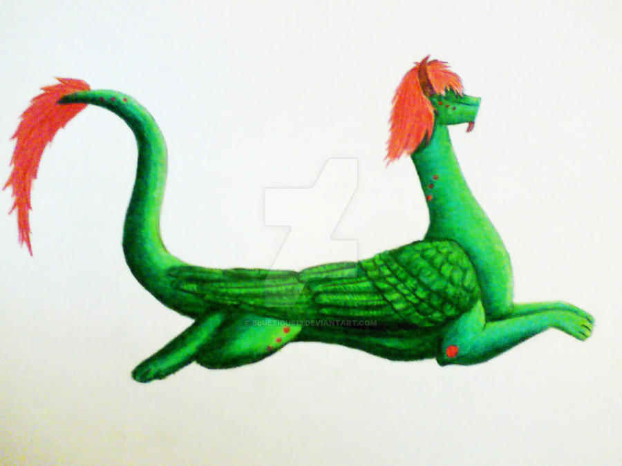 Dragon Pair part 1- Green+Red by bluetidus13 on DeviantArt