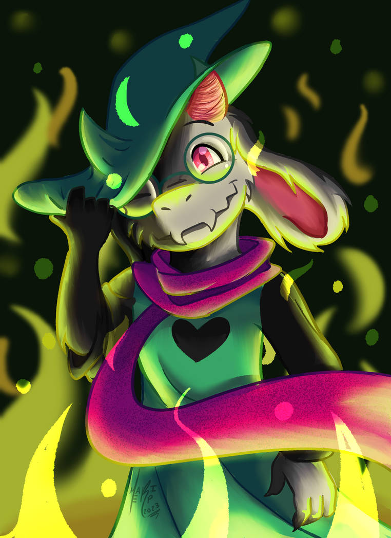 Magical Ralsei by Mari-MERP on DeviantArt