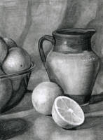 Fruit And Vase