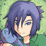 kouichi with a Cerubimon doll