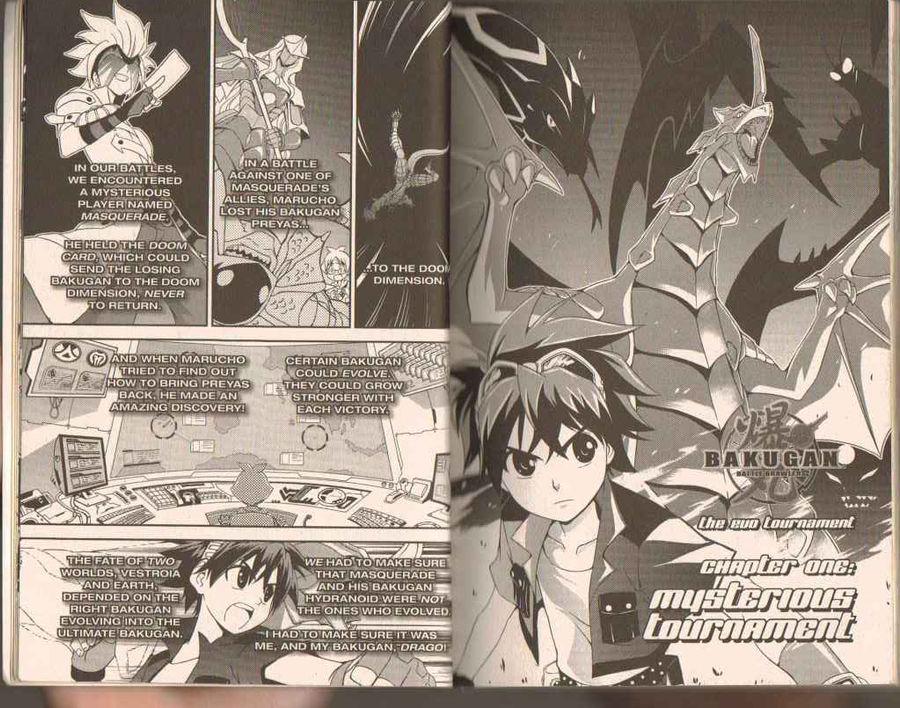 Characters appearing in Bakugan Battle Brawlers: The Evo Tournament Manga