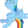 Rainbow Dash can't hold it back