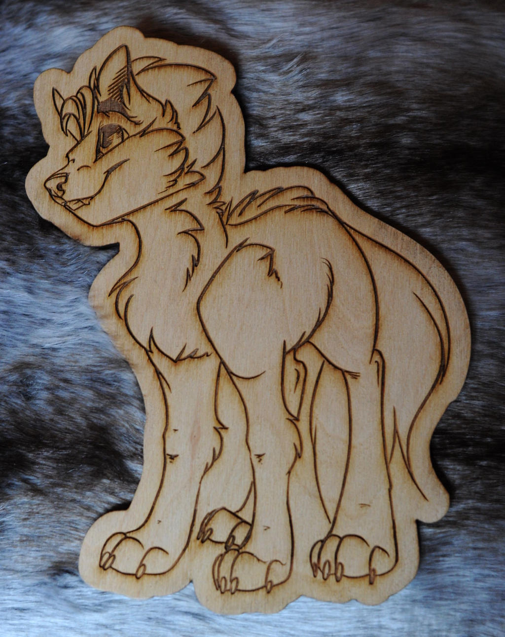 Engraved Wolfpony