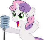 Sweetie Belle sings in public by dasprid
