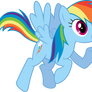 Enthusiastic Rainbow Dash