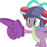 Spike with drinking helmet