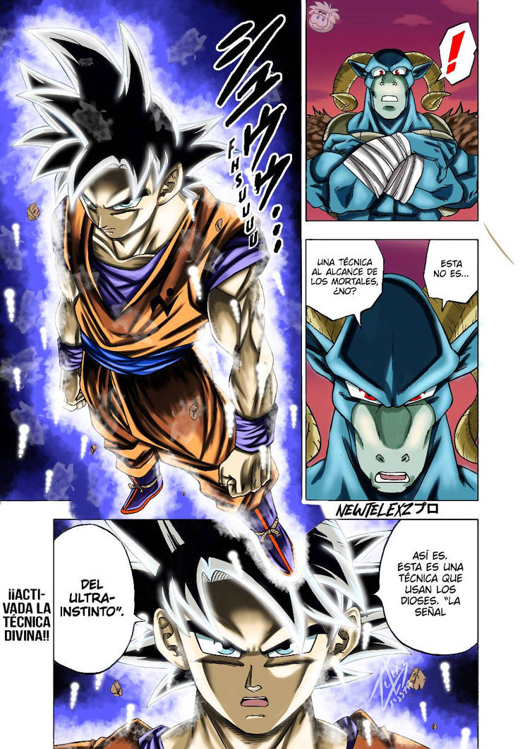 Goku ultra instinct signal manga by NewTeLeXz on DeviantArt