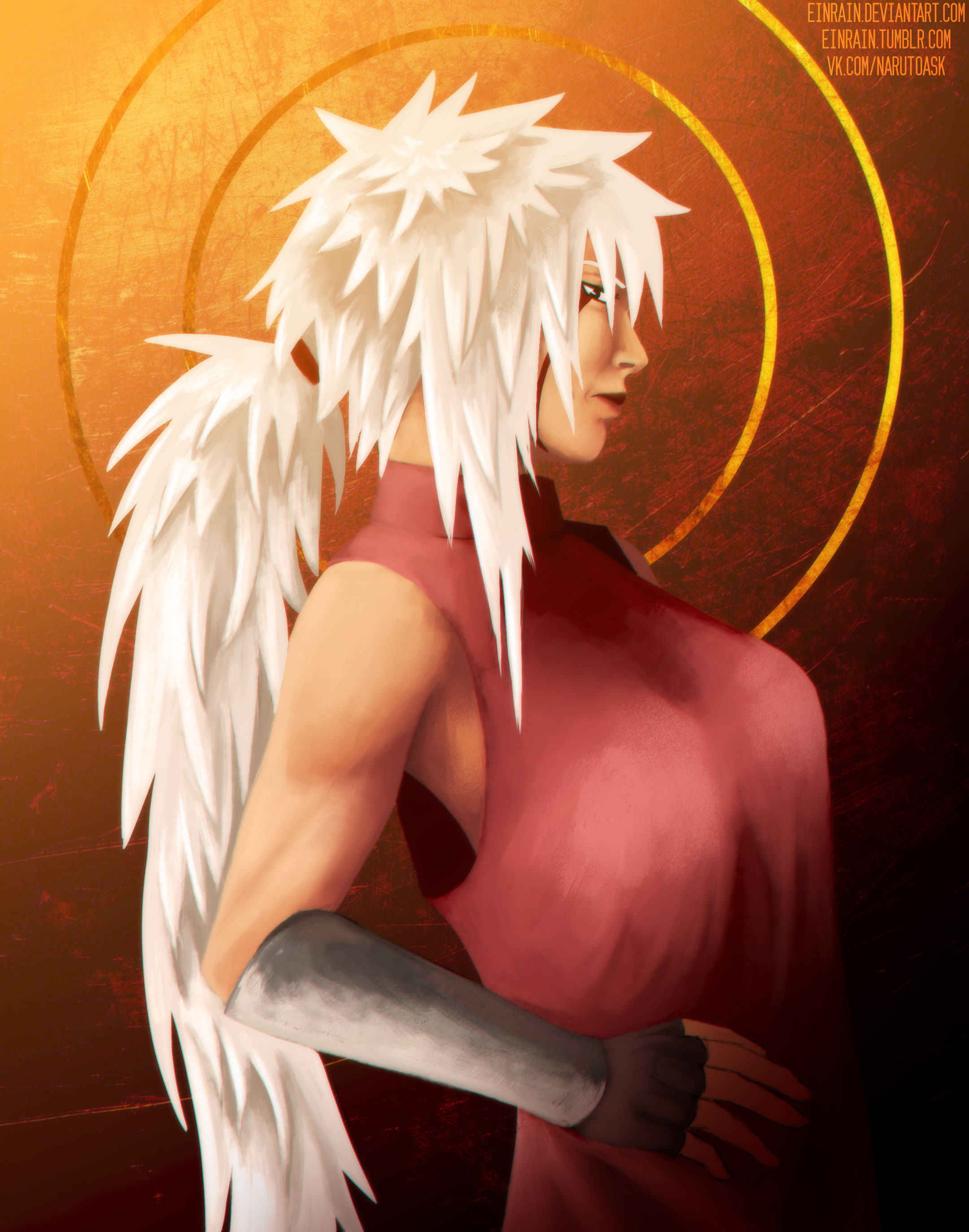 Free: Female anime character, Anime Manga Fan art Drawing Jiraiya