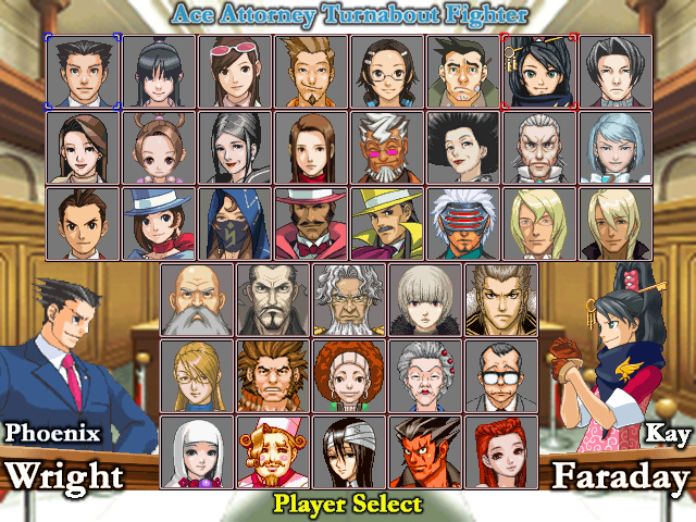 PW: Ace Attorney Char. Mugshots