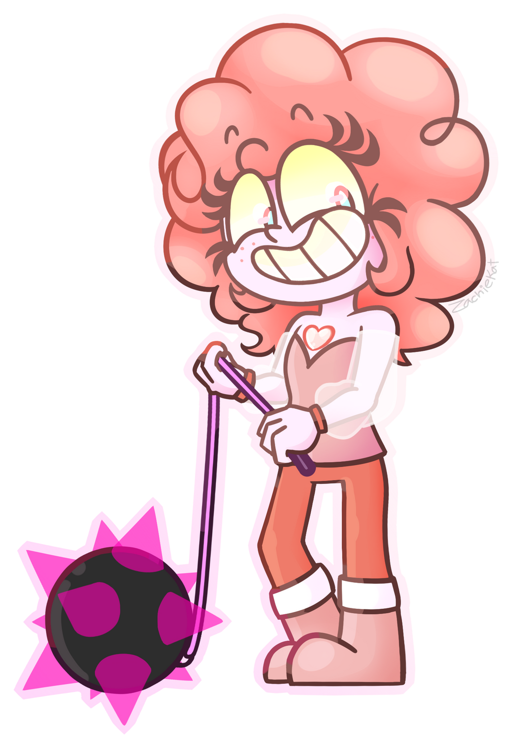 Cherry Quartz (Art trade with MissCreepypasta511)