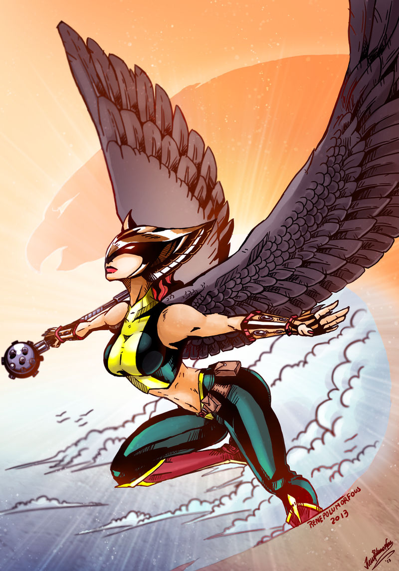 Hawkgirl by RenePolumorfous