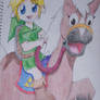 Chibi Young Link and Epona
