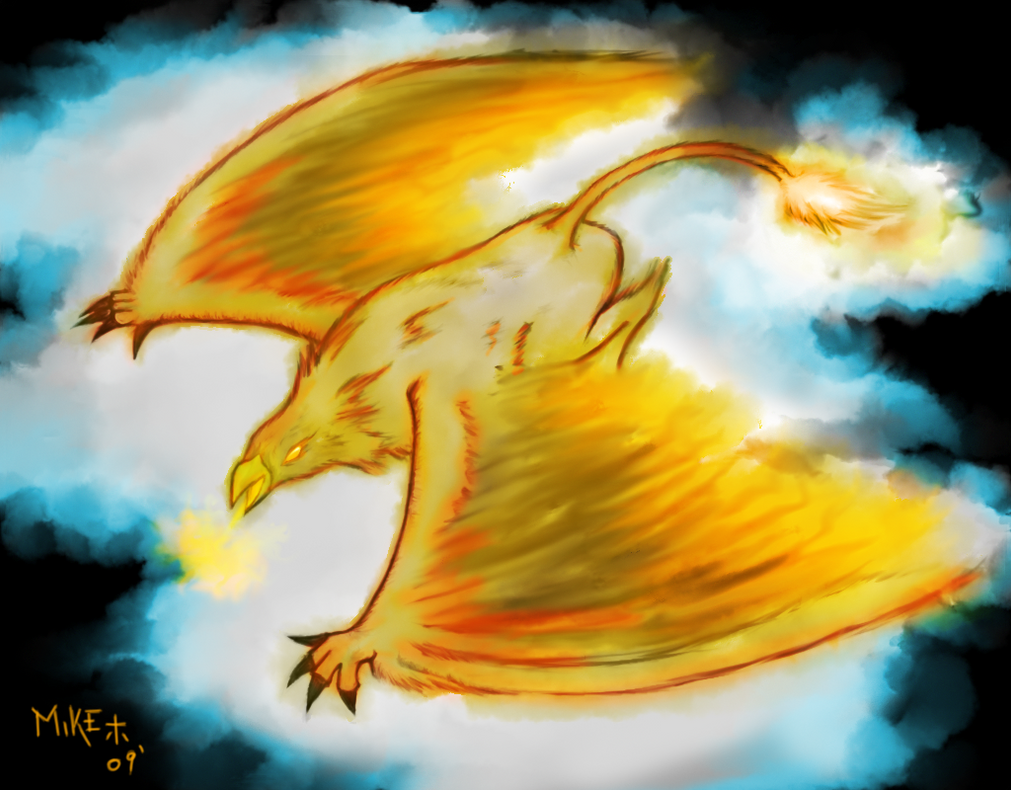 Flaring Griffin... by MikeAngeloMex on DeviantArt