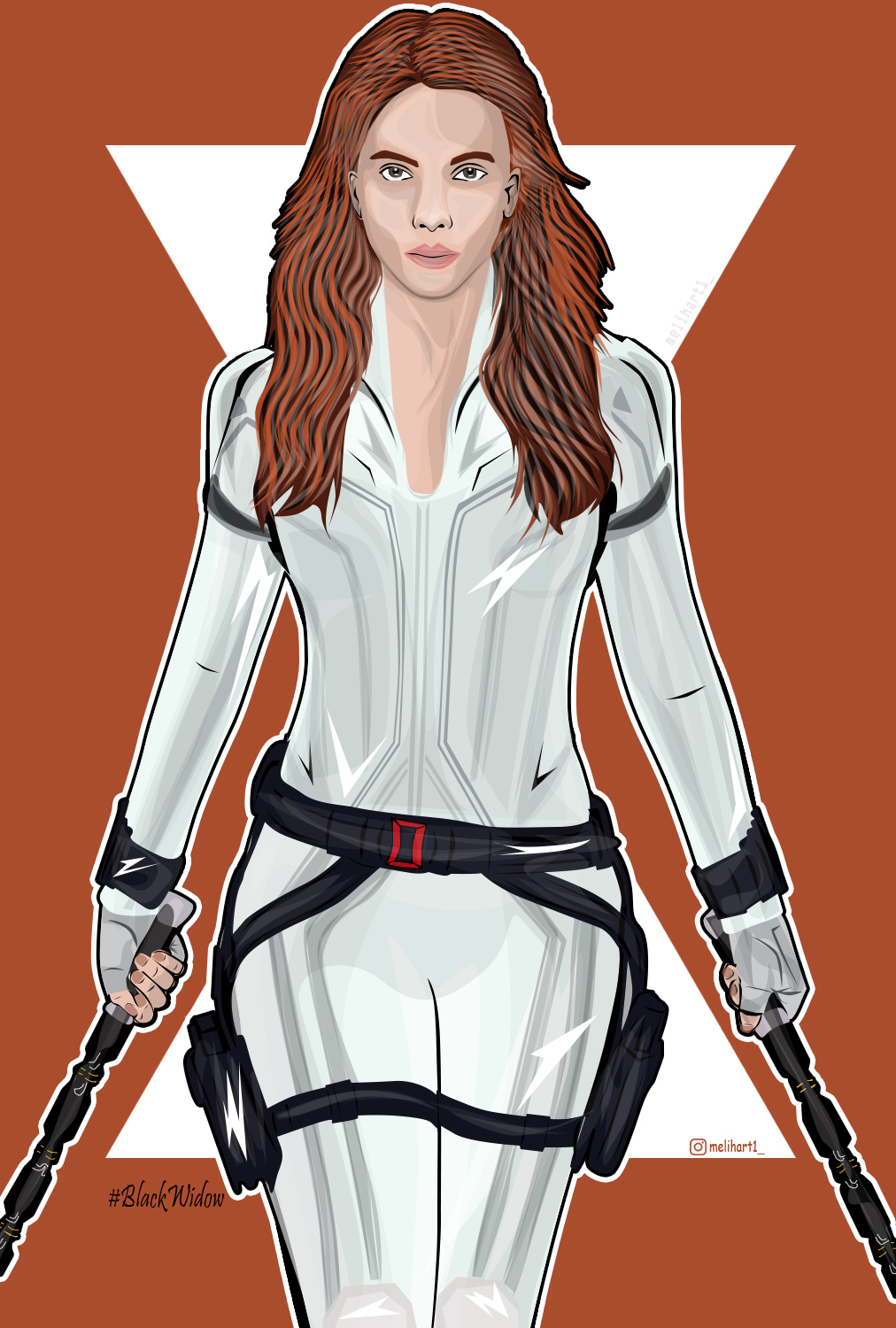 Black Widow VECTOR ART by melihart1 on DeviantArt