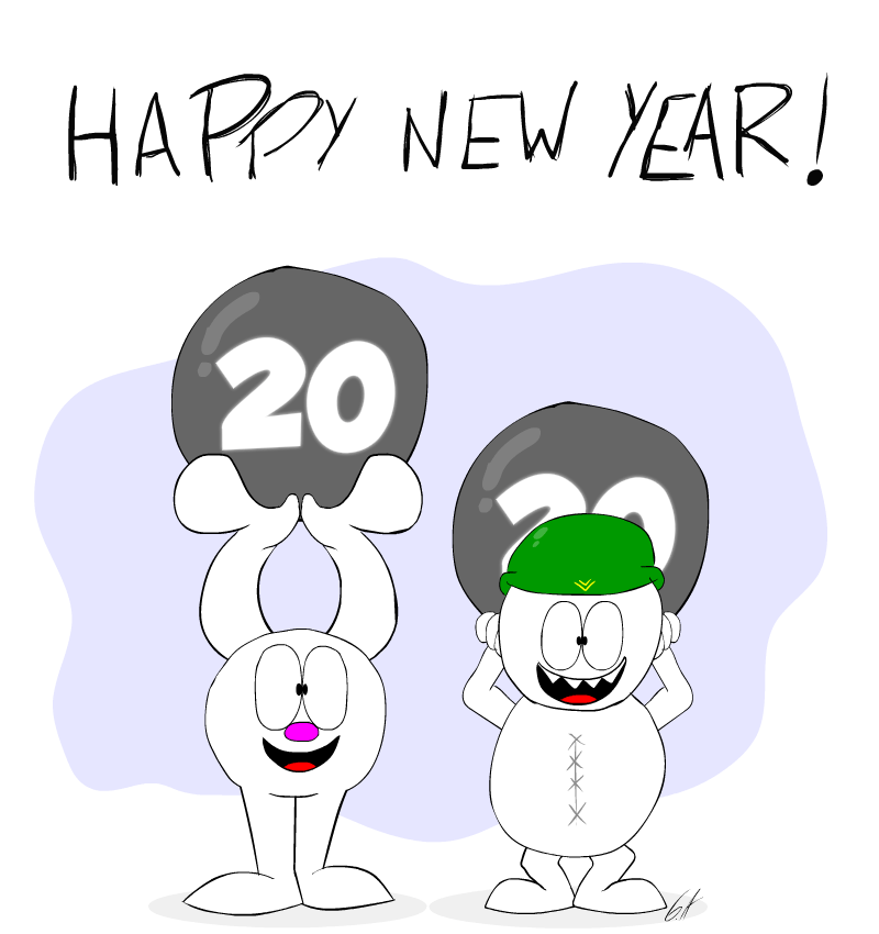 Happy New Year 2020!! (Gif) by Mrgametv1994 on DeviantArt