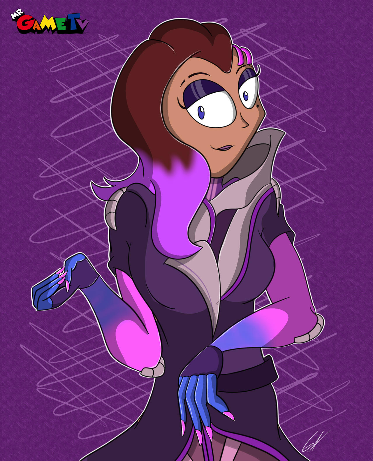 Fanart - Sombra (Overwatch) by Mrgametv1994 on DeviantArt
