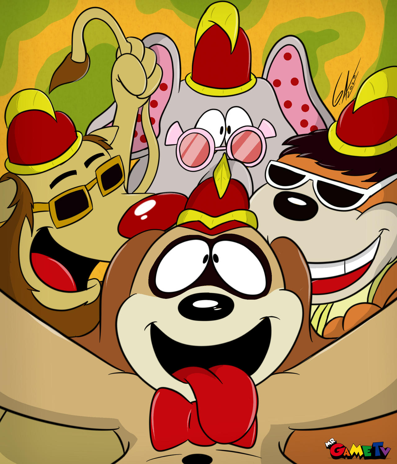 Fanart The Banana Splits By Mrgametv1994 On Deviantart