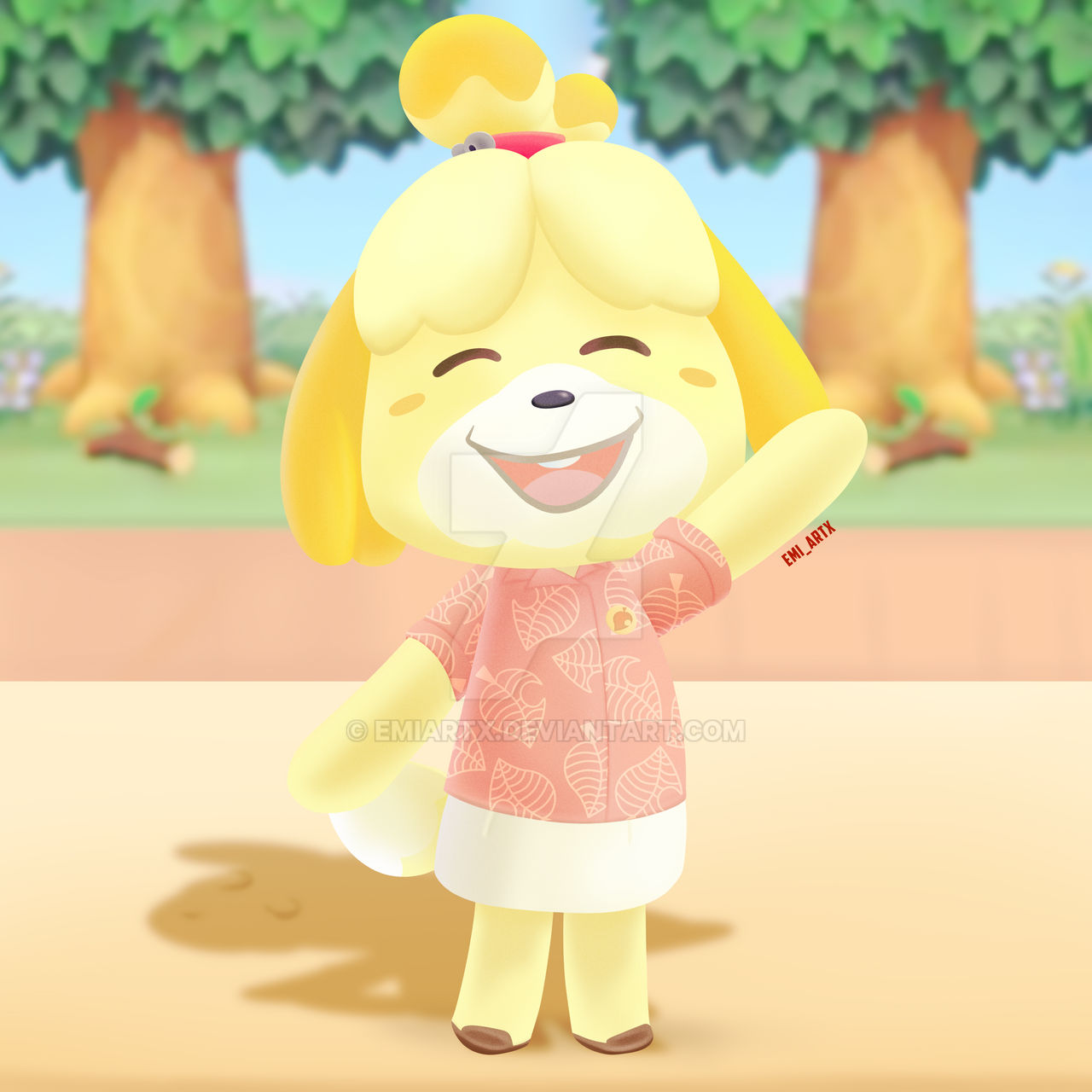 Isabelle New horizons! by Emiartx on DeviantArt