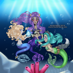 My three Mermaids - 2018