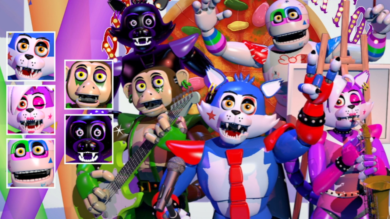 FNaF World - Adventure Funtime Animatronics (Mod) by NIXORY - Game Jolt