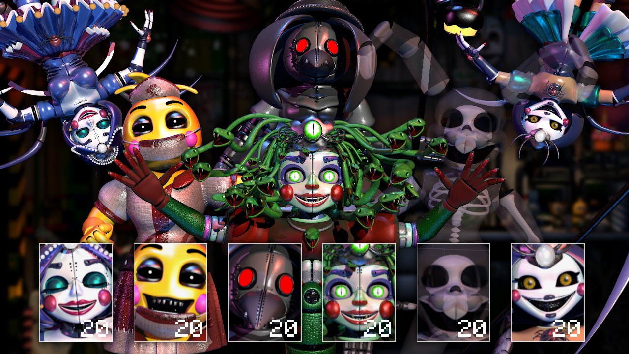 Ultimate Custom Night - Glamrock FNaC Animatronics (Mod) 