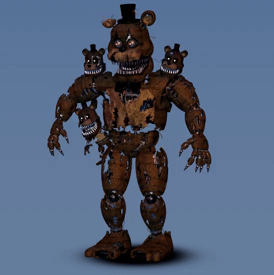 FNaF World: Classic Withered Animatronics Complete! (Mod) 
