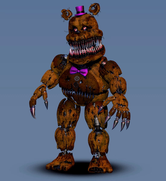 Nightmare Fredbear ( FNaF World Animation ) by Nixory on DeviantArt