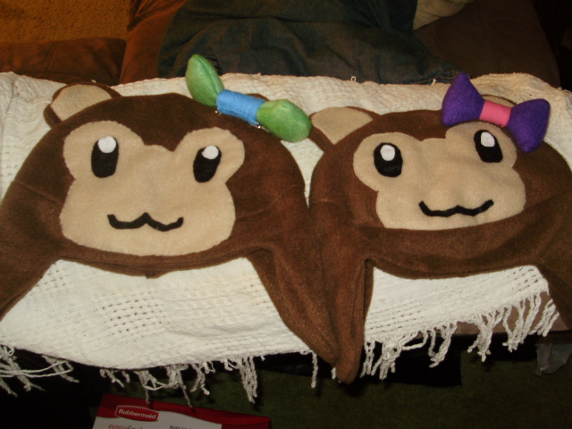 Commission from a friend~ Monkey hats