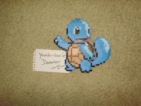 Squirtle Pokemon Perler