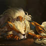 Arcanine and vulpix