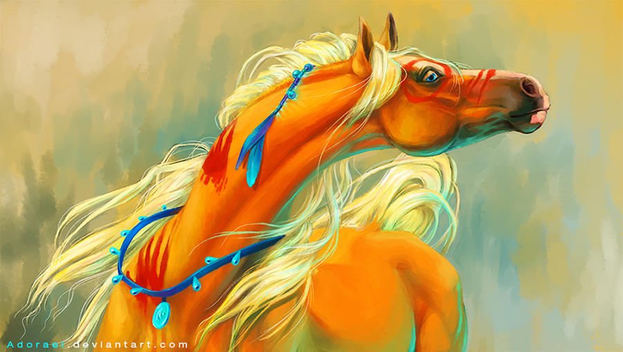 Ginger War Pony by Adorael Ginger War Pony by Adorael