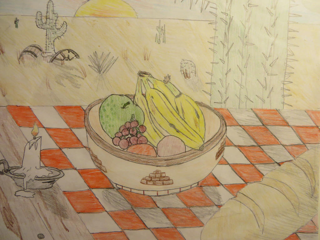 Generic Fruit basket drawing