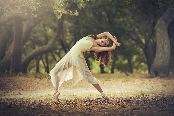 Dancing among the trees