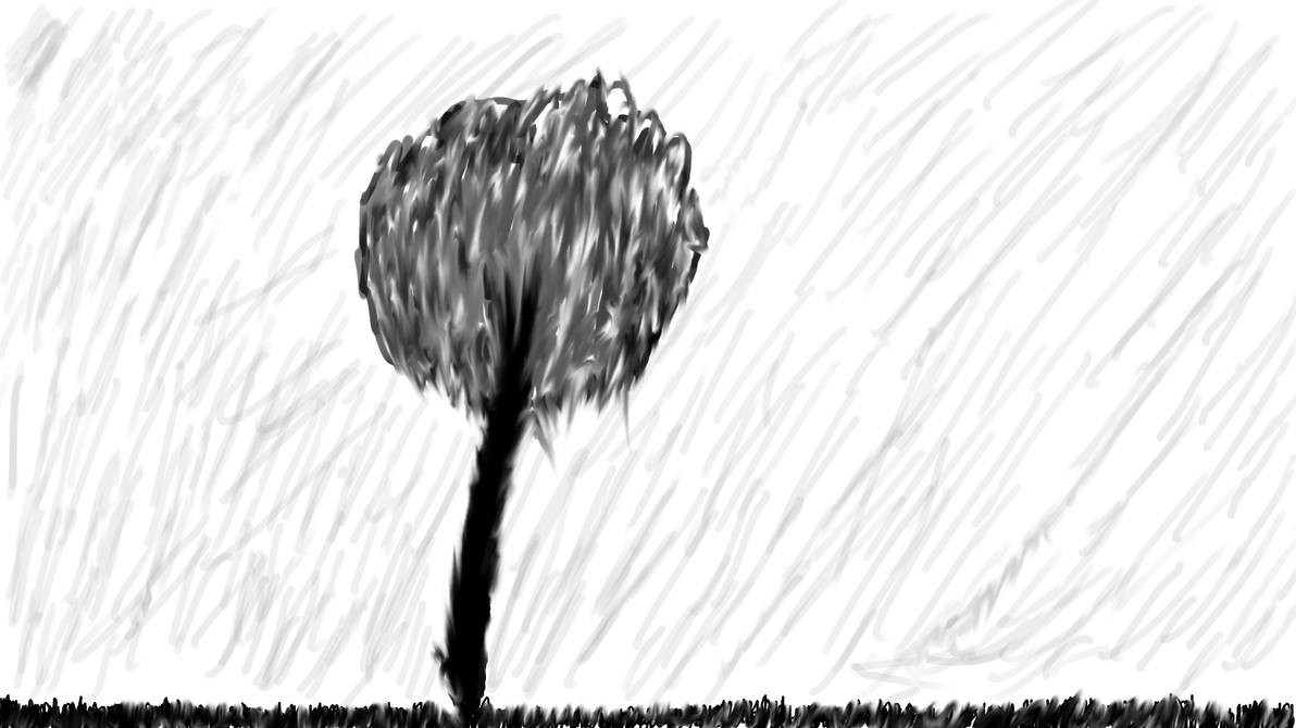Spring Tree Sad Drawing Sad Tree by SaboMW on DeviantArt