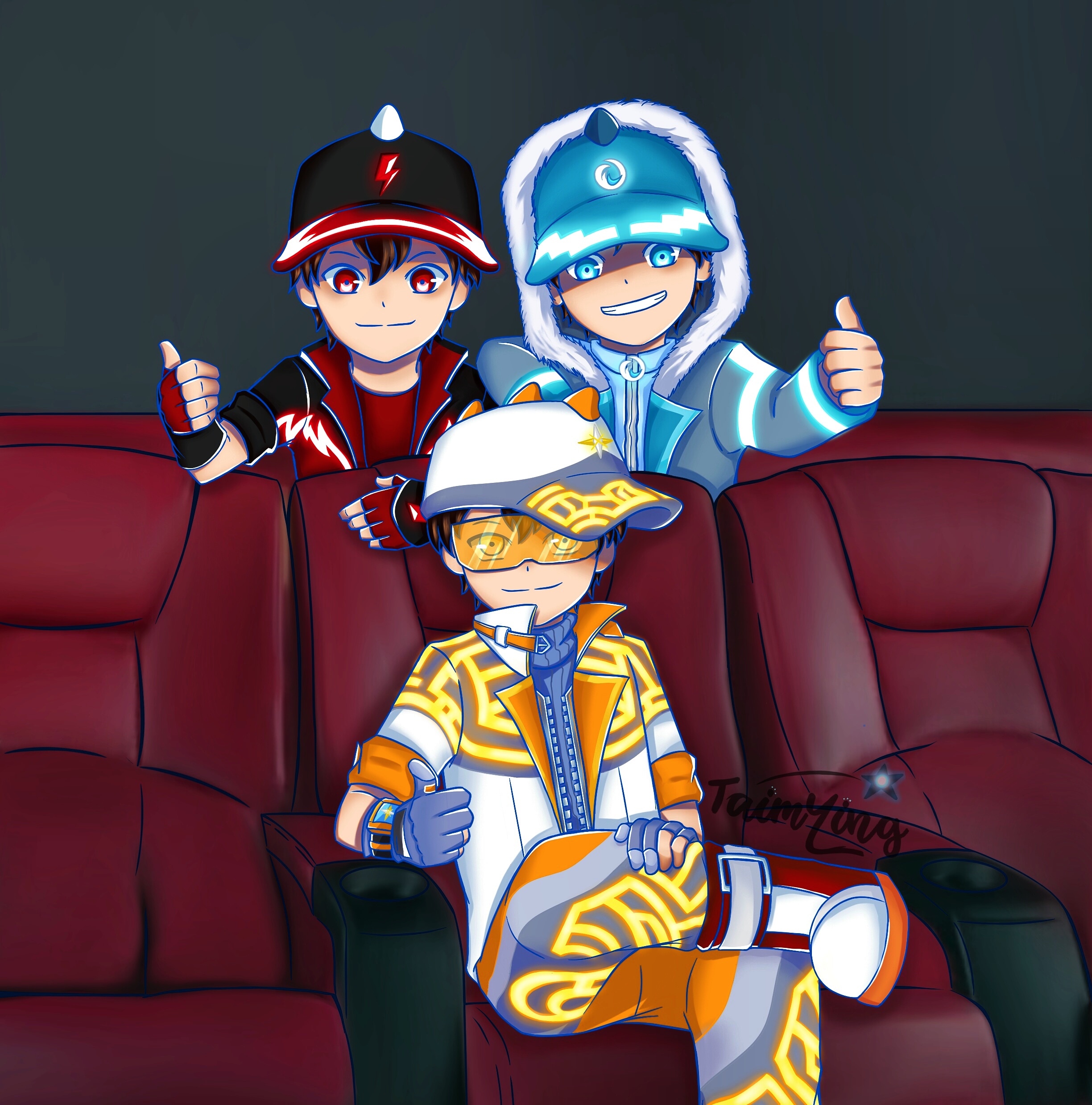  BoBoiBoy  Movie 2 Popular Coolest Trio by TaimYing on 