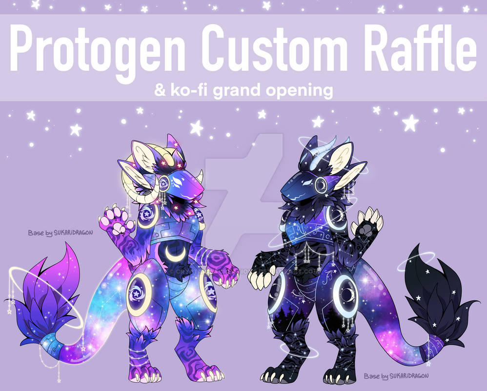 Custom Protogen Giveaway Raffle - Open by CryptidCatCreations on DeviantArt