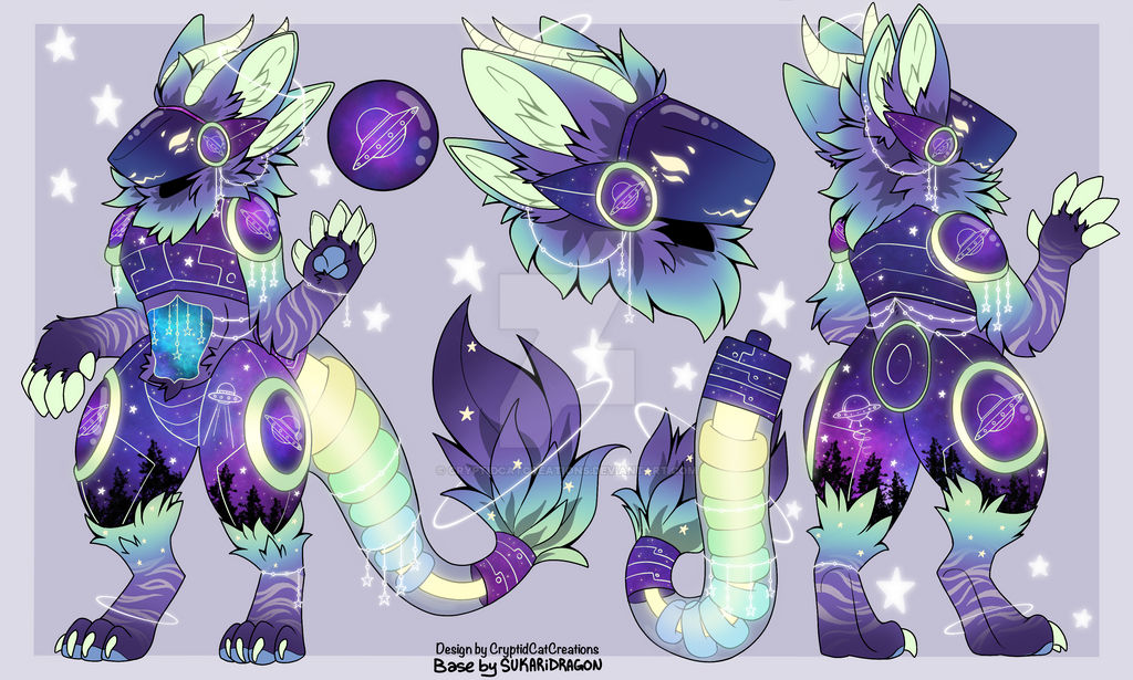 Extraterrestrial Protogen Ref Sheet by CryptidCatCreations on DeviantArt